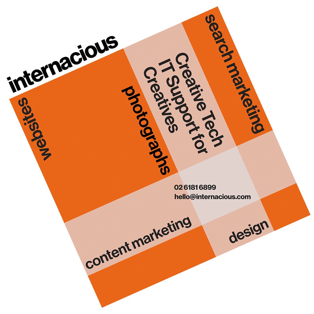 internacious — Tech for creatives. Online marketing and SEO